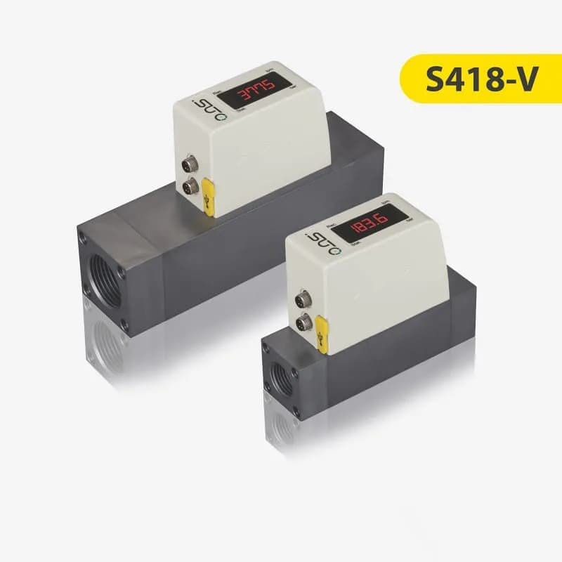 SUTO S418-V flödesmätare för vakuumsystem och vakuumpumpar.
