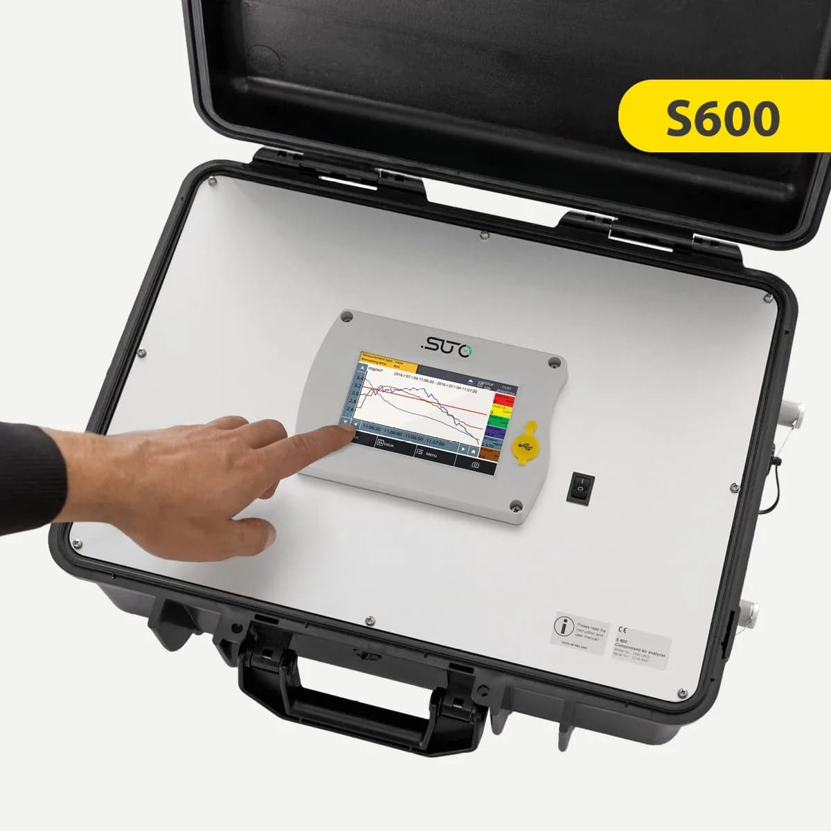 S600 - Portabel luftkvalitetsanalysator för tryckluft — bild 1