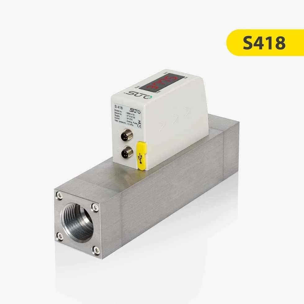 SUTO S418 flödesmätare för tryckluft och tekniska gaser.